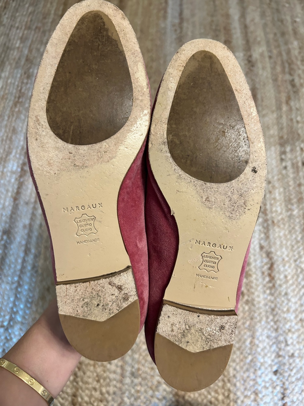 Gal Meets Glam x Margaux Pink Loafers 38.5 - Picture 4 of 11